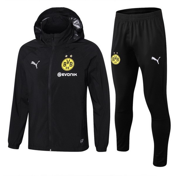 Windjacke Set Komplett Borussia Dortmund 2018-19 Schwarz Fussballtrikots Günstig